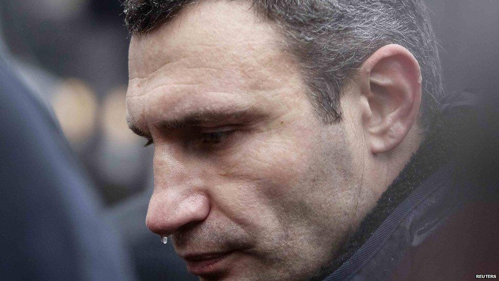 Vitali Klitschko, Kiev, Ukraine, 25 Nov