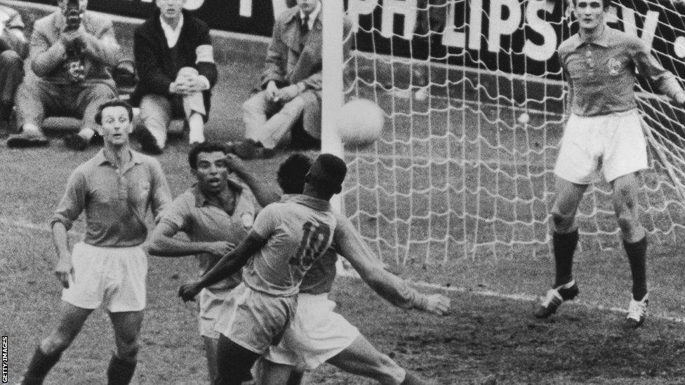 The Top Star ball was one of 102 models submitted by manufacturers for the 1958 World Cup in Sweden. The ball had 24 panels and it was this difference that set it out from many other designs. The ball used in Brazil's victory in the final over the host nation was taken from the referee by Brazil's masseur and hidden in the dressing room. It now has pride of place at the Brazilian FA in Rio de Janerio.