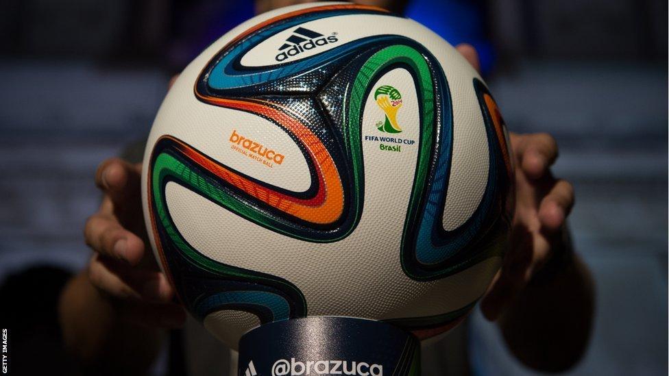 The official 2014 FIFA World Cup match ball was unveiled on Wednesday by manufacturers Adidas.