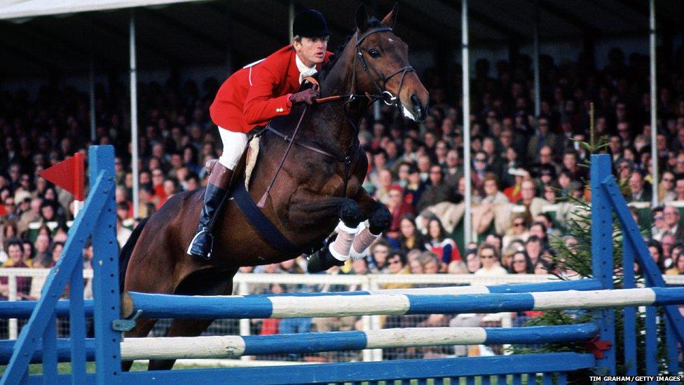 Richard Meade riding a horse