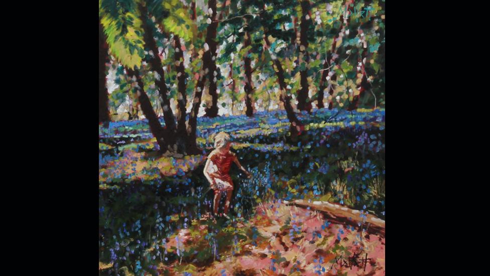 Adoring Bluebells by Timmy Mallett