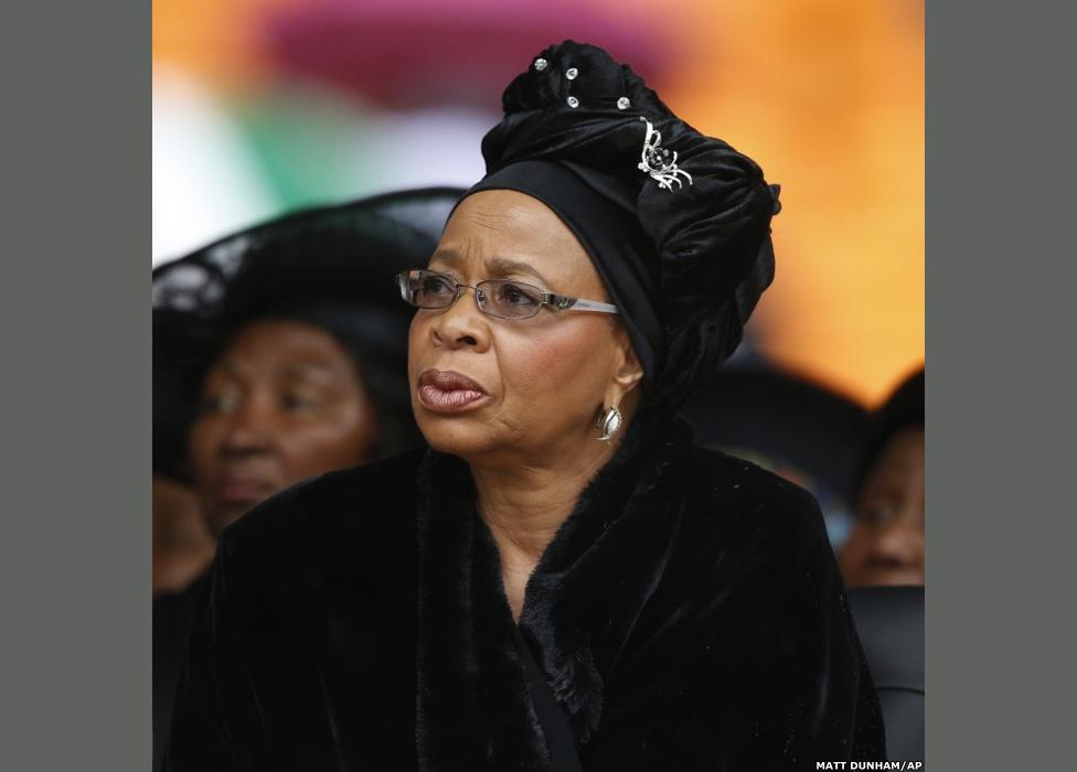 Graca Machel listens to speakers