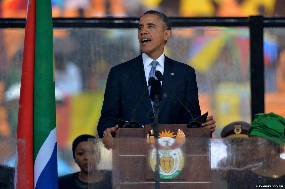 US President Barack Obama delivers a speech