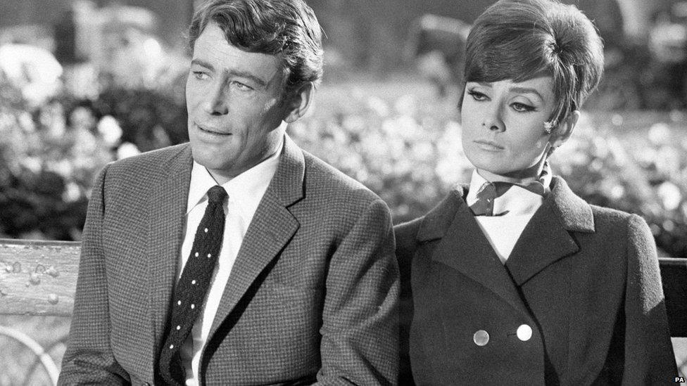 Peter O'Toole and Audrey Hepburn in How to Steal a Million