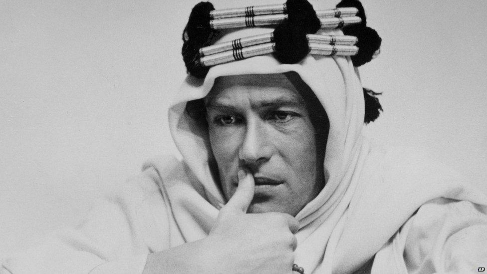 Peter O'Toole as Lawrence of Arabia