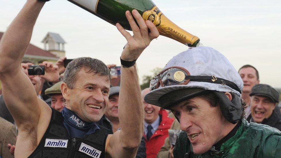 Tony McCoy and Andrew Thornton