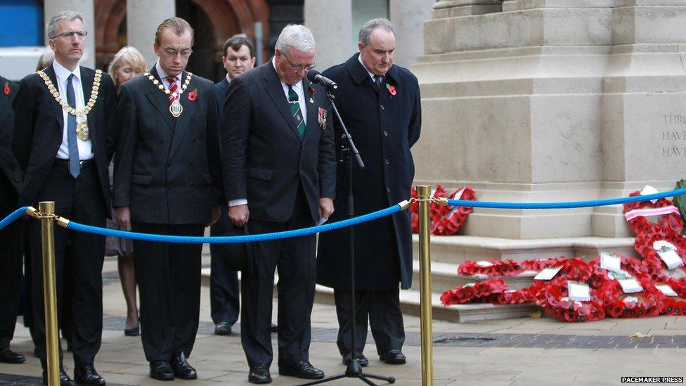 Armistice Day ceremony