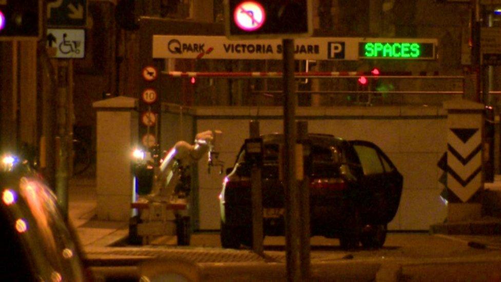 Towards the end of November, masked men hijacked a car in North Belfast before placing a bomb on board and ordering the driver to take it to Victoria Square Shopping Centre in Belfast. The device partially exploded inside the car. It follows a similar incident in Derry when a bus driver was ordered to drive to a police station in Londonderry with a bomb on board.