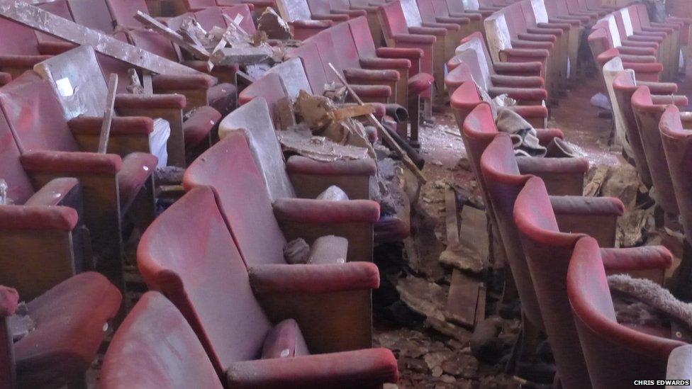 Debris on seats