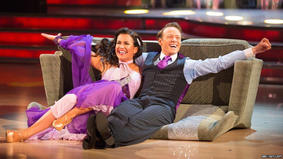 Susanna Reid and partner Kevin Clifton in the Strictly final