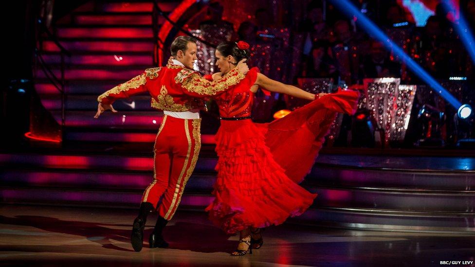 Susanna Reid and partner Kevin Clifton in the Strictly final