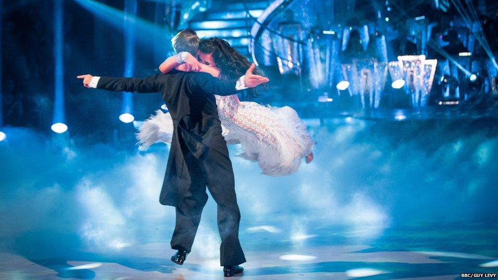 Susanna Reid and partner Kevin Clifton in the Strictly final