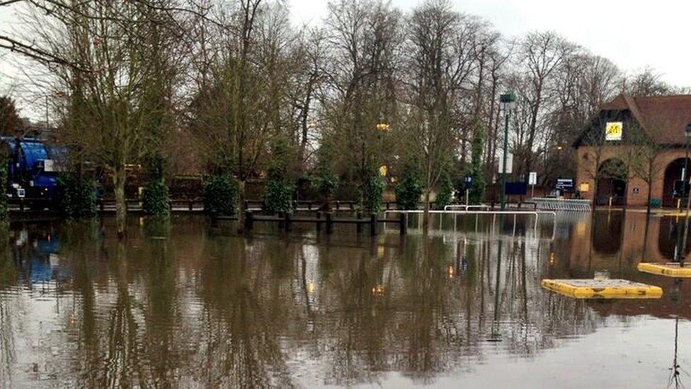 Morrison's car park, Reigate