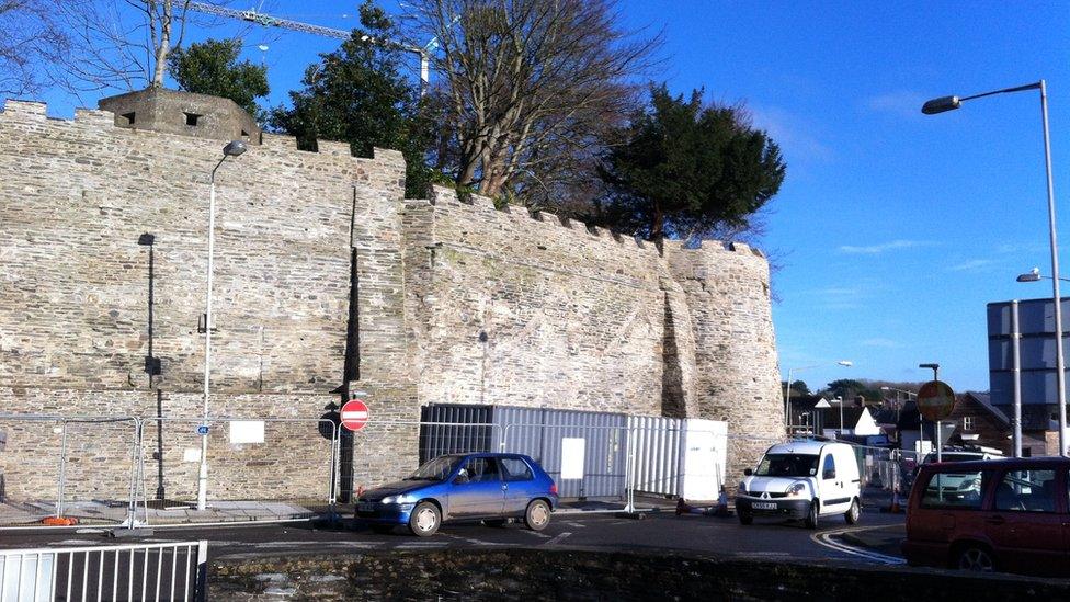 Cardigan Castle exterior