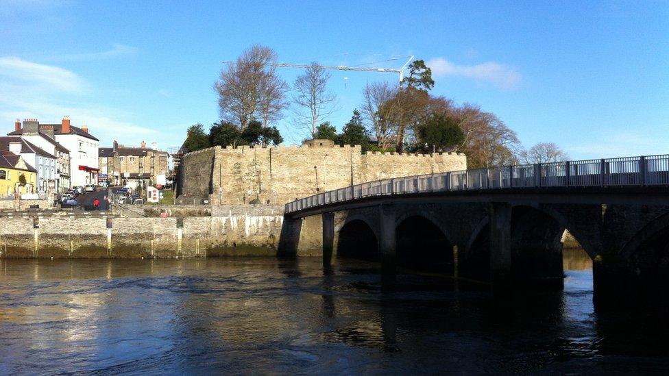 Cardigan Castle exterior