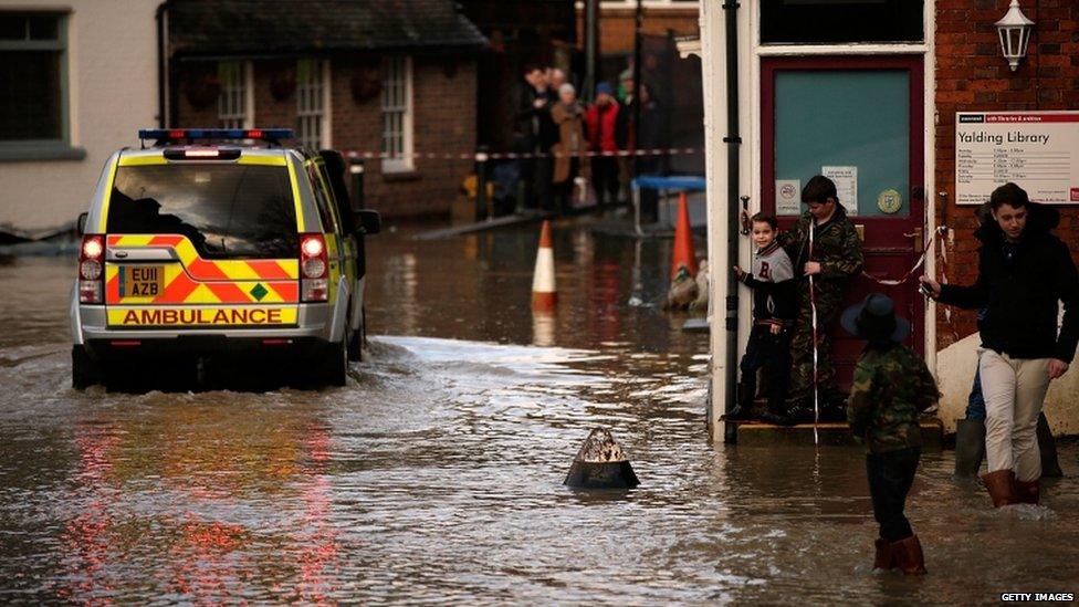 Flooding in Yalding