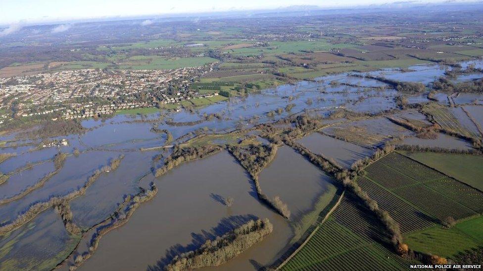 Flooding along the River Medway