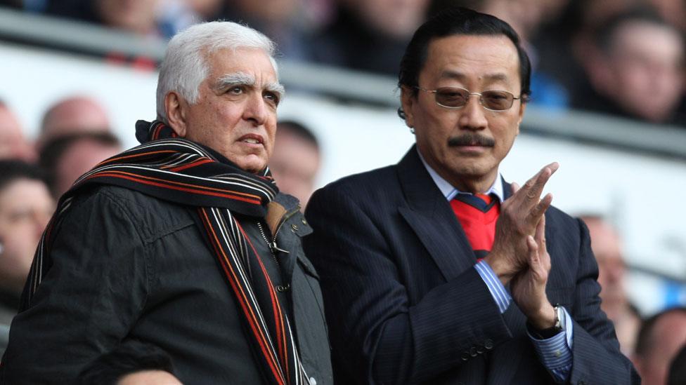 Sam Hammam and Vincent Tan