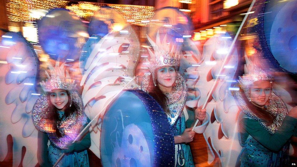 People's Procession of Light in Dublin