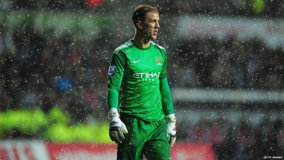 Manchester City goalkeeper Joe Hart