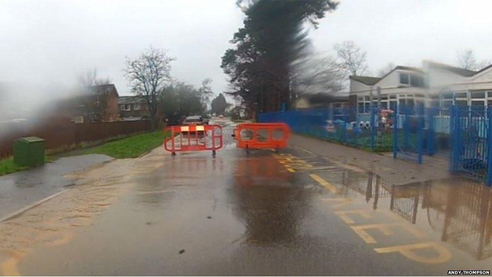 Feniton flooding, 1 January 2014