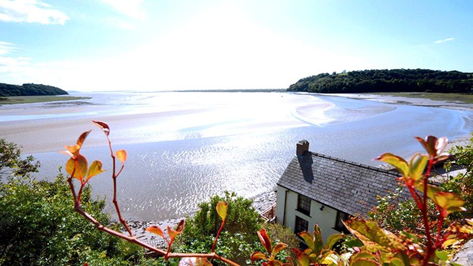 The house overlooking the estuary