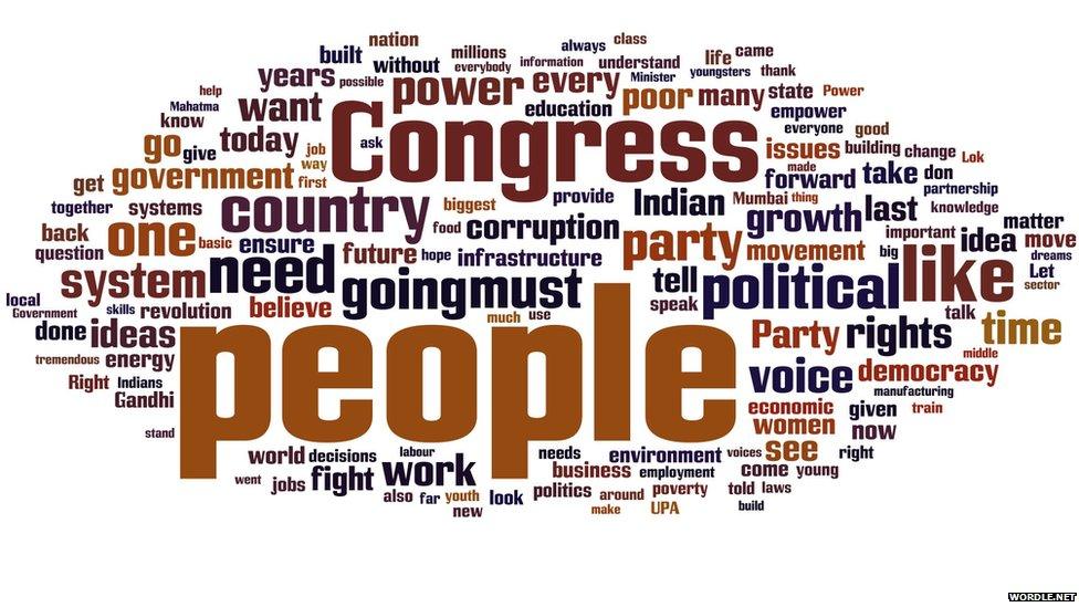 Rahul Gandhi's words