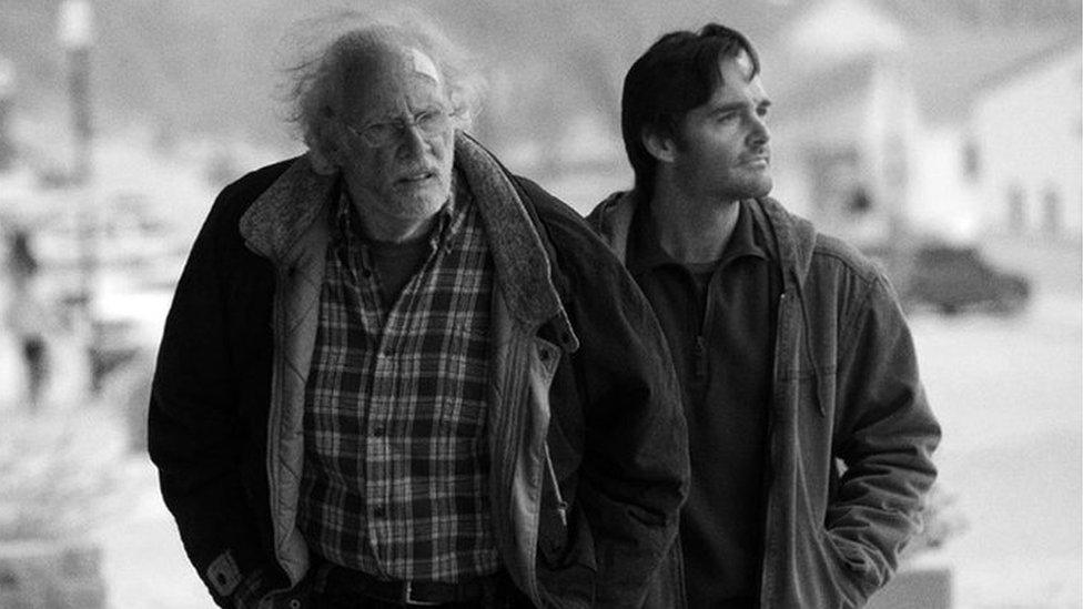 Bruce Dern and Will Forte in Nebraska