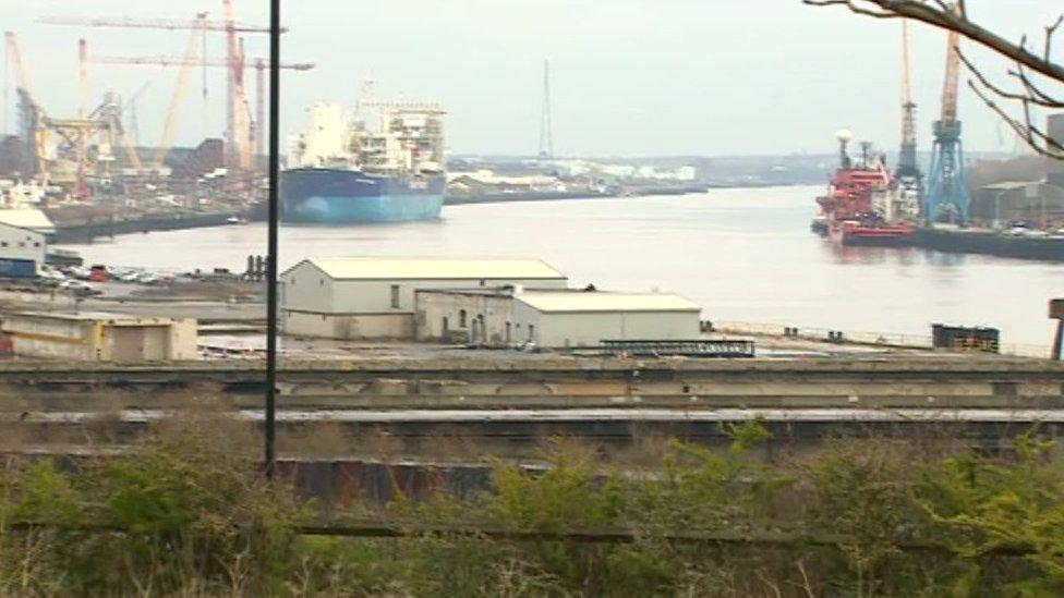 North Shields quayside