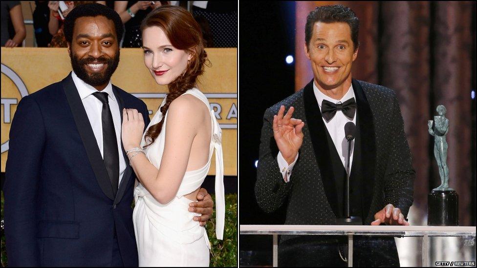 Chiwetel Ejiofor and Matthew McConaughey