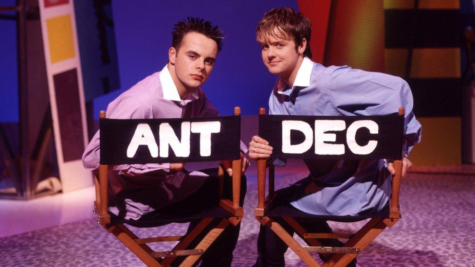 Ant & Dec on The Ant & Dec Show in 1995