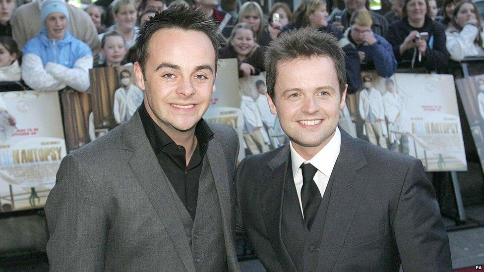 Ant & Dec at premiere of Alien Autopsy movie in 2006