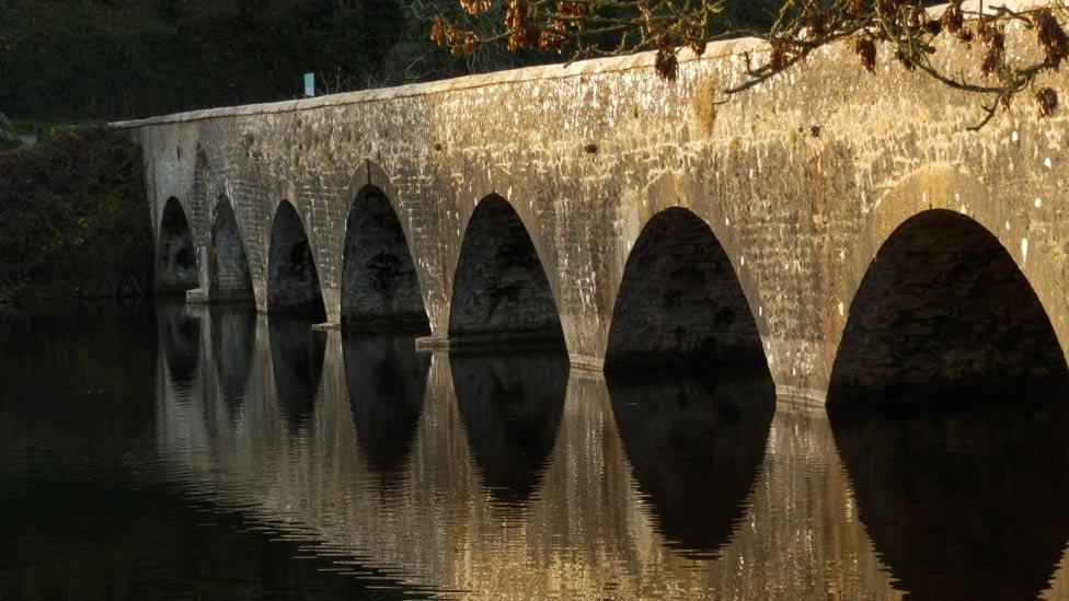 Bosherston lily ponds bridge