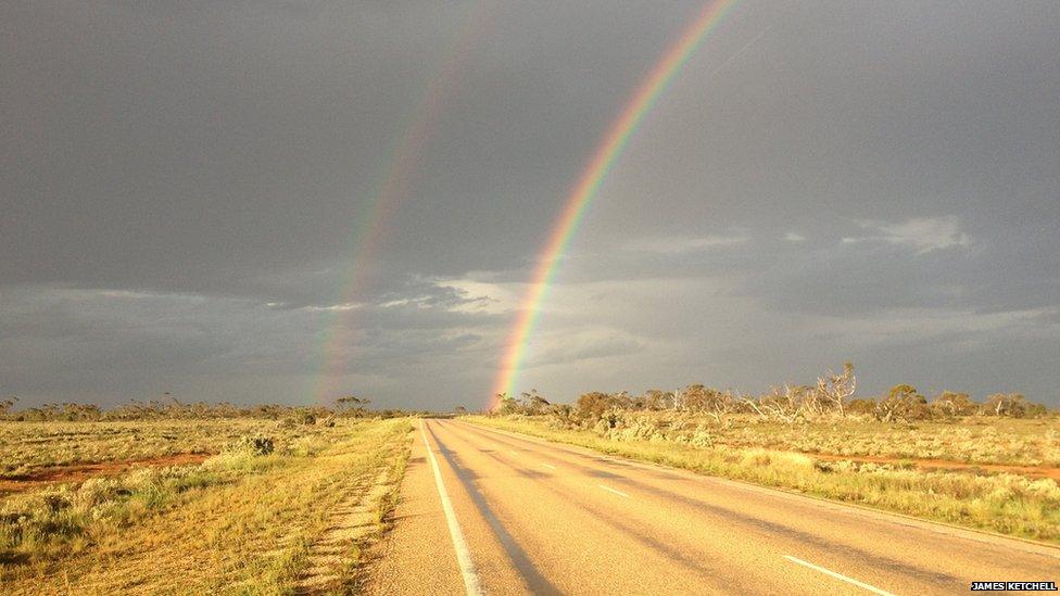 Rainbow in Australia