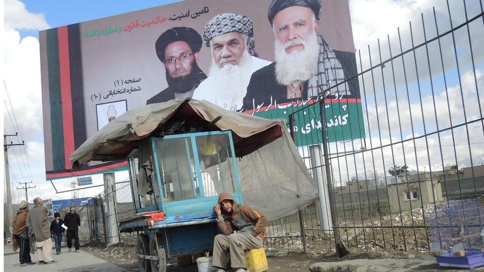 Afghan election - Abdul Rasul Sayyaf