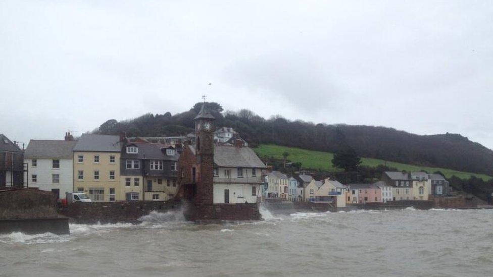 Kingsand's iconic clock tower