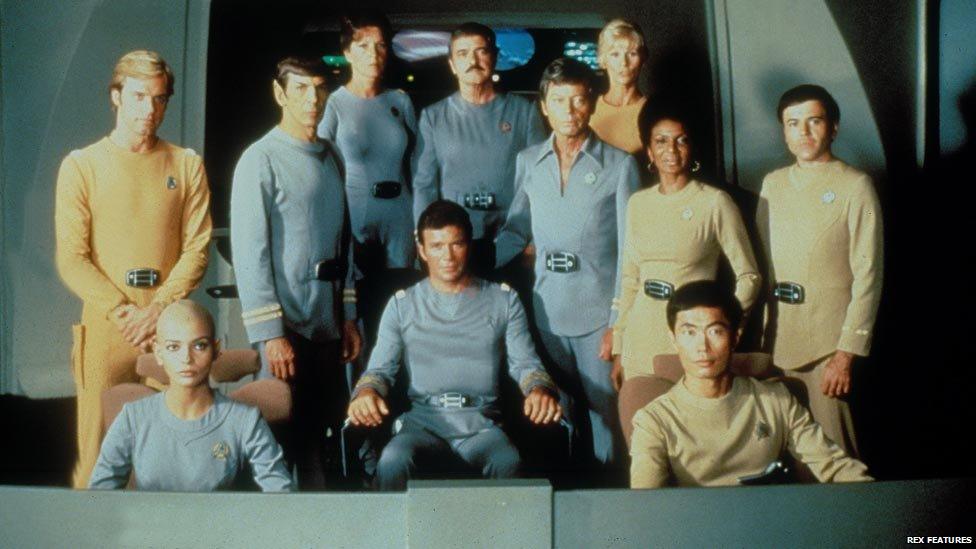 The cast of Star Trek: The Motion Picture