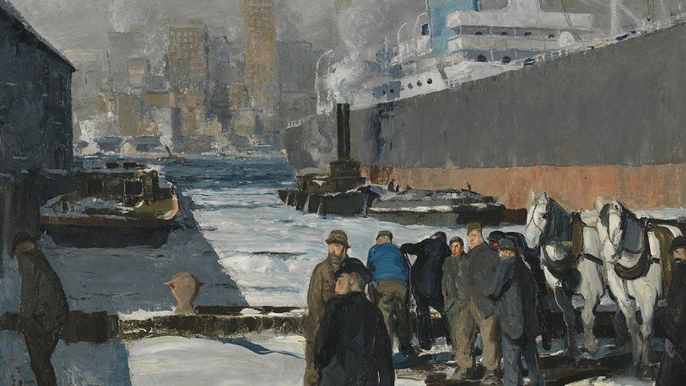 Men of the Docks, 1912, by George Bellows