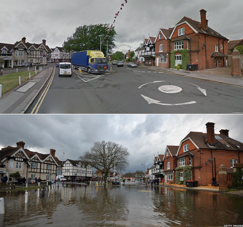 Datchet in the floods