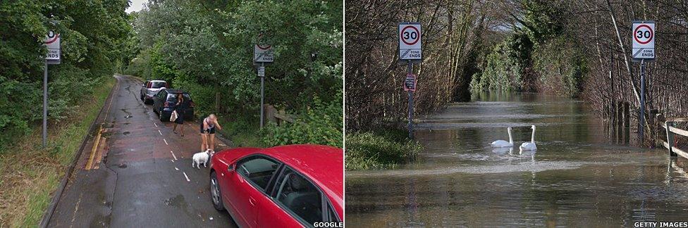 Eton in the floods