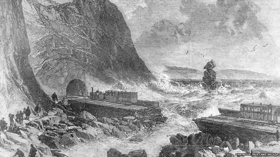 Holcombe near Dawlish in 1853