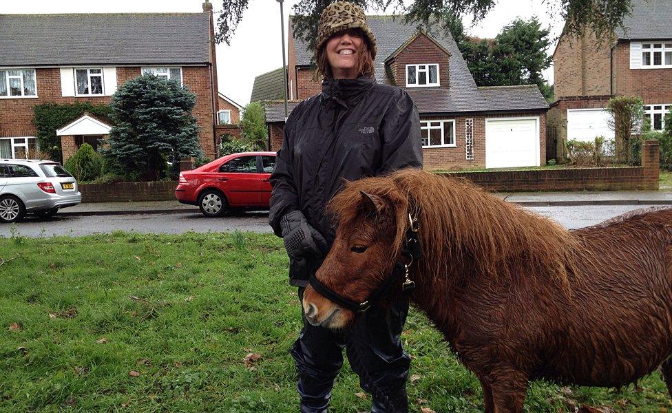 Rosemary Wheeler and Shetland pony Ludo