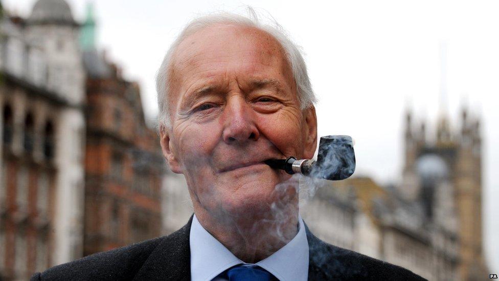 Tony Benn in 2008