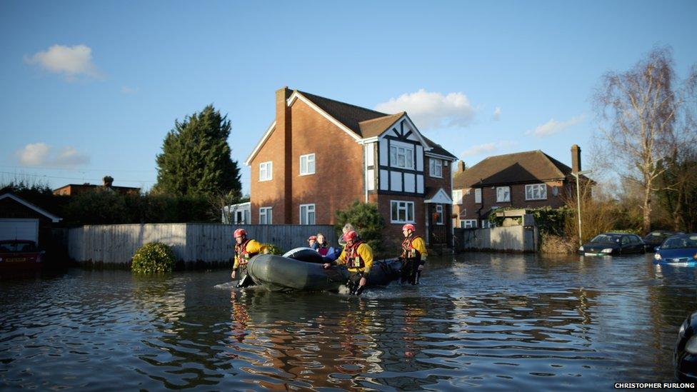 Chertsey evacuation