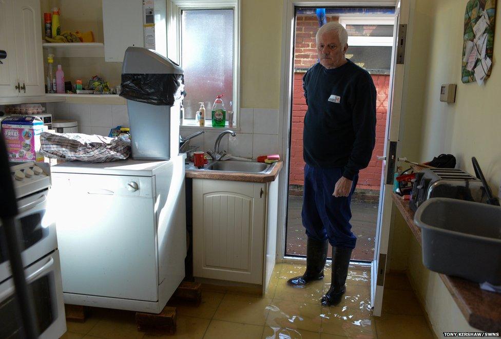 Michael Simmonds at his home in Egham, Surrey