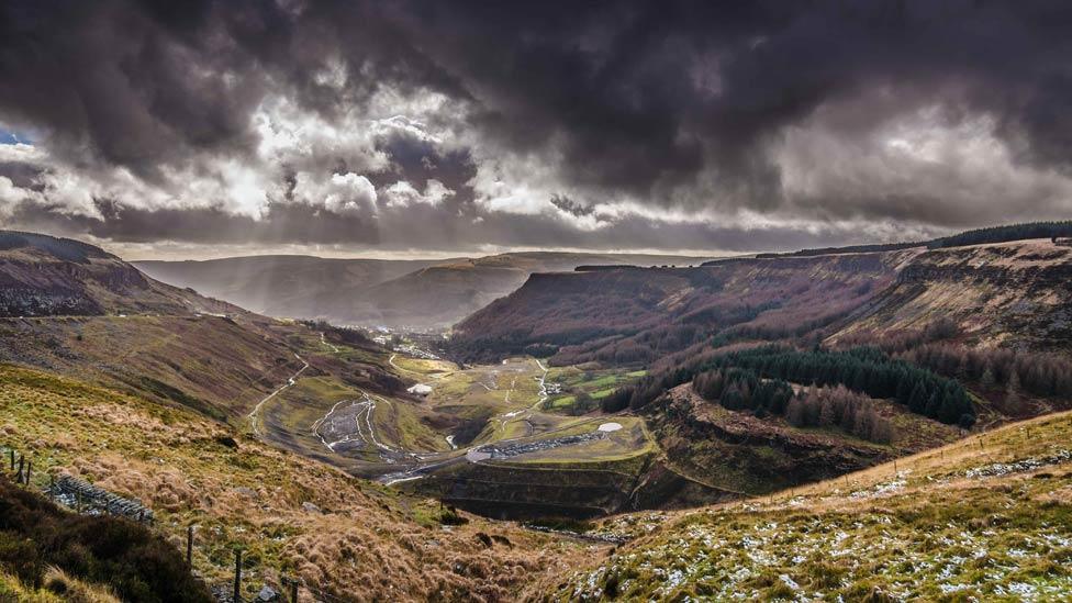 View from Rhigos mountain, Rhondda Cynon Taf