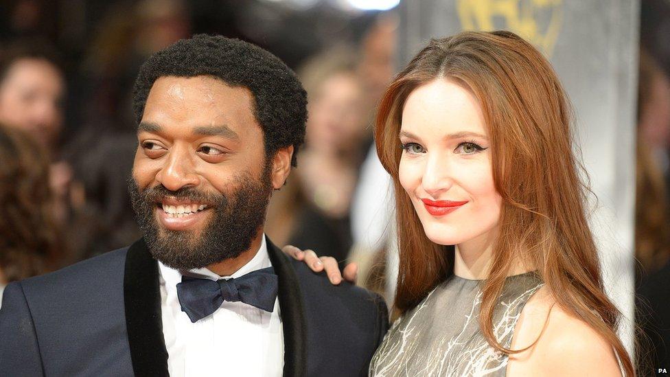 Chiwetel Ejiofor and Sari Mercer