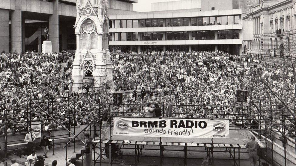 An early OB in Chamberlain Square