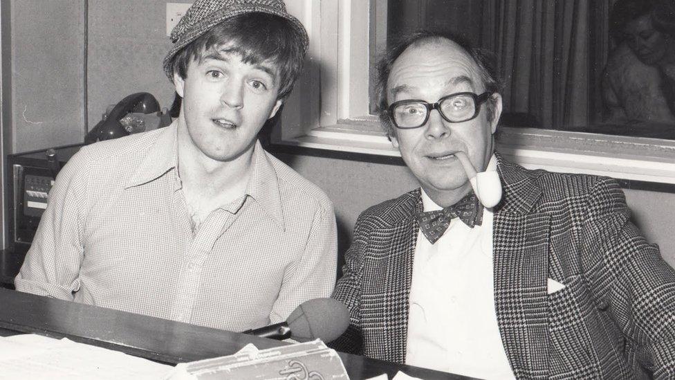 Brendan Kearney and Eric Morecambe