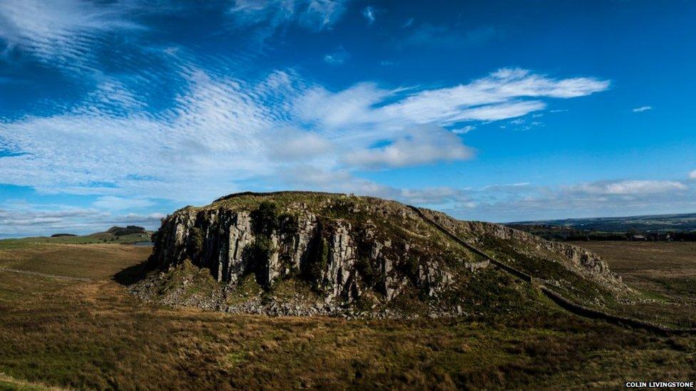 Towards Crag Lough - entry by Colin Livingstone